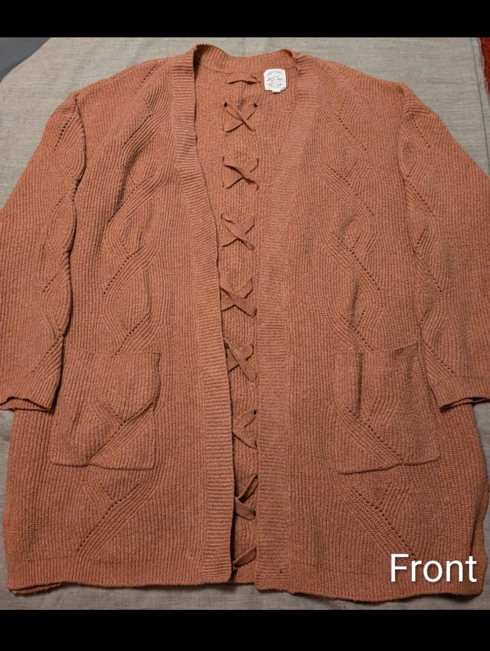 Hippie Rose Pink Knit Sweater